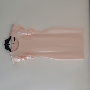 Tommy Hilfiger Scuba Sheath Dress with Flutter Sleeves